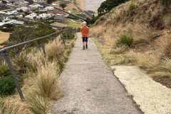 Auch in diese Richtung steil