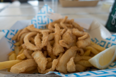 Mittagessen im Sea Shack in Struisbaai