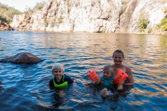 Edith Falls - lieber nah am Ufer bleiben