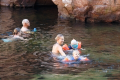 Baden an den Florence Falls