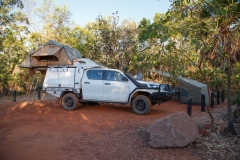 Florence Falls Campground - einer der schönsten unserer Reise