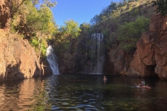 Florence Falls - no jumping ...