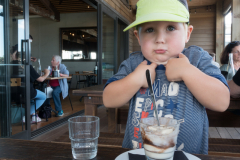 Waihi Beach - Mach ein Foto von mir, ich bin parat hat er gesagt