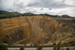 Martha Mine Waihi - der Tagebau wurde nach einem Erdrutsch geschlossen, jetzt geht es unterirdisch weiter