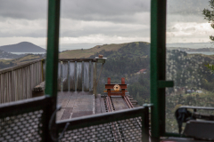 End of the Line - eine der 5 Spitzkehren - über dem Abgrund