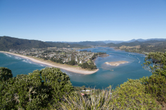 Ausblick auf Tairua vom Mount Paku