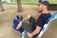 trampeln um das Handy zu laden