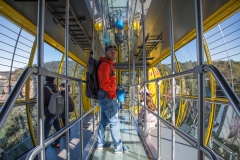 Seilbahn mit Glasboden