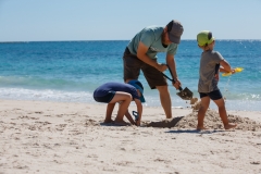 Wenn Papa den grossen Spaten auspackt