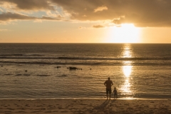 Sonnenuntergang am Strand