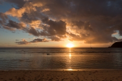 Sonnenuntergang am Strand
