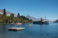 Dampfschiff bei Queenstown