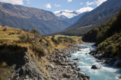 Das Wasser sieht kalt aus