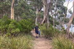 Fluted Cape Walk, mal mit Papa