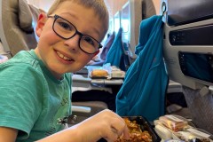 Lecker Essen bei Singapore Airlines