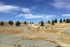 Lake Pukaki Freedom Camping - noch leer