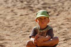 Ein sehr treffendes Bild - ständig dreckig und leicht schlecht gelaunt