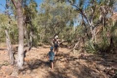 Bell Gorge, Paul wie immer nicht zu Fuss