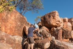 Bell Gorge - alles wieder hoch kraxeln