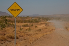 Fahren auf der Gibb, Staub ohne Ende