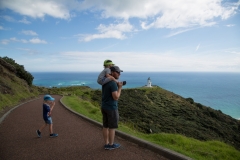 Schönes Familienbild am Cape Reinga