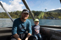 Orakei Korako - mit der Fähre zurück