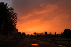 Sonnenuntergang in Rotorua