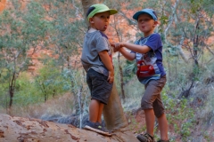 Mini Palms Gorge - zwei Äffchen auf dem Baum