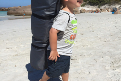 Papi, ich will auch etwas tragen