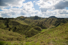 Grüne Hügel soweit das Auge reicht