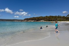 Der Strand ist super für die Jungs