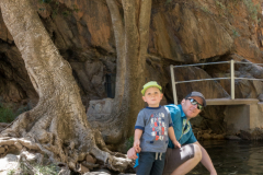 Zwischenstop am Wasserfall