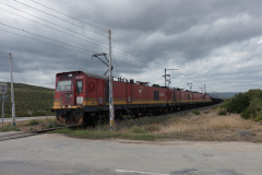 Am Bahnübergang direkt vor dem Nationalparkeingang