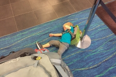 Paul am Check In Darwin - am liebsten hätte ich mich dazu gelegt