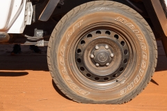 Roter Staub überall