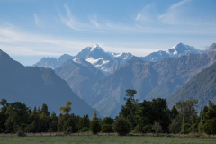Mount Tasman (links) / Mount Cook (rechts)