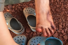 Duschen gibt es hier keine