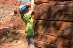 Klettern im Karijini