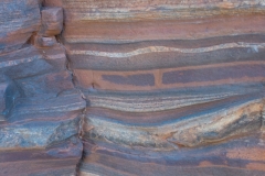 Gesteinsschichten im Karijini