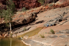 Hamersley Gorge - was die beiden wohl vorhaben?