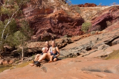 Hamersley Gorge  bevor der Familienfrieden auf die Probe gestellt wurde (Kinder und nicht funktionierende Ohren und so)